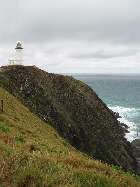byron bay light house stood on top of cape byron