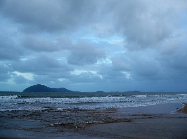 dunk island on a stormy queensland day
