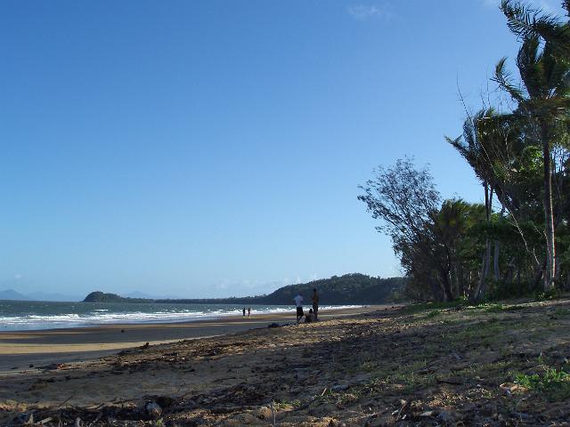 a sunny day at south mission beach, north queensland, australia