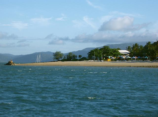 coral beach on daydream island, whitsundays
