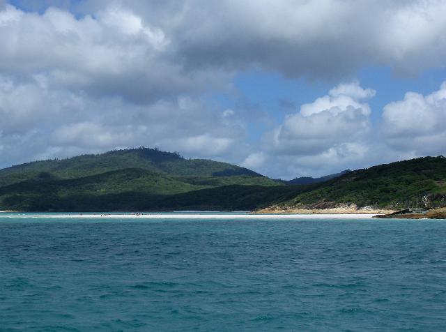 a panoramic view of hill inlet near tongue point, whitsunday island, queensland, australia