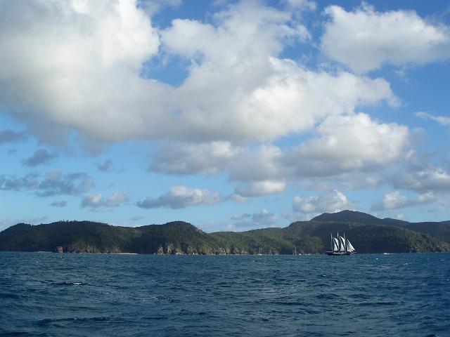 a panoramic view of the north end of hook island, whitsundays, queensland