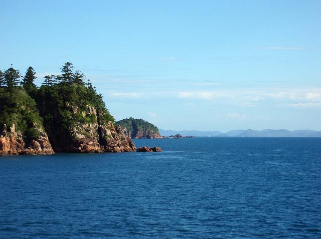 a rock point of the north end of hayman island, whitsundyas, queensland