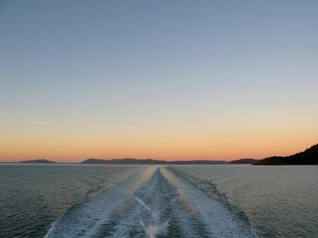 returning home after a day on the water, whitsunday islands, queensland
