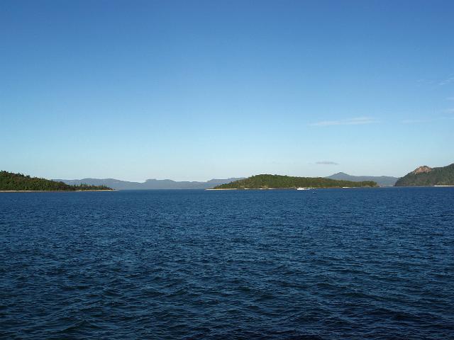 water between two islands in the whitsundays known as unsafe passage