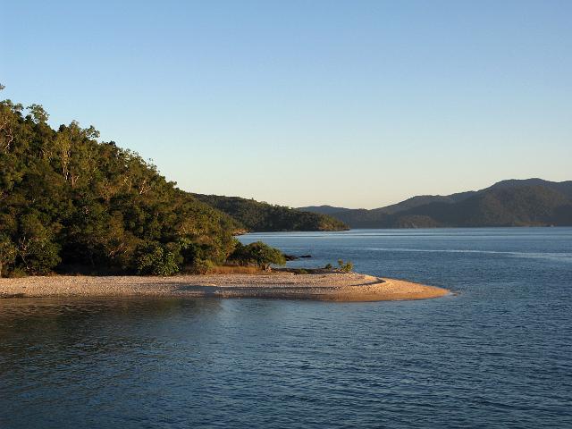 navigating through unsafe passage, whitsundays islands, queensland.