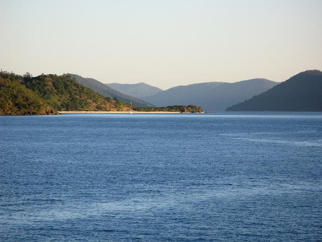 idyllic place to anchor the the night, whitsunday islands, queensland.