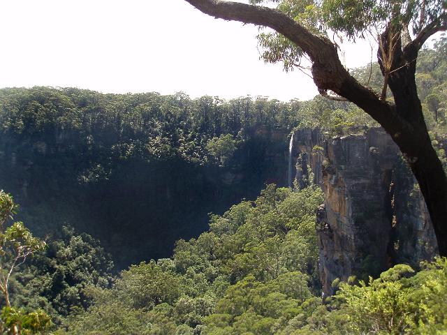 waterfalls on Yarrunga creek, in the morton national park, southern highlands, NSW