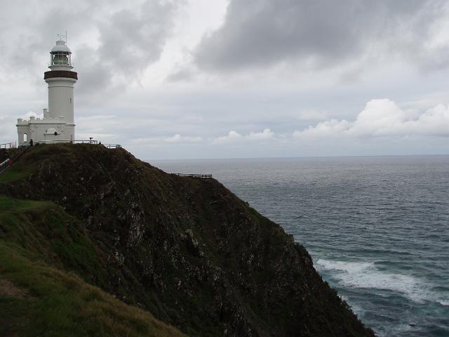 a stormy day of cape byron, australias easternmost point