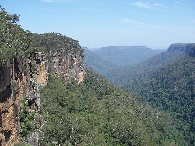 a view from a lookout near the fitzroy falls, southern highlands, NSW