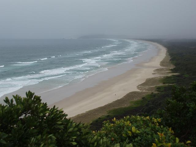 A stromy day at tallow beach, cape bryon, byron bay, NSW
