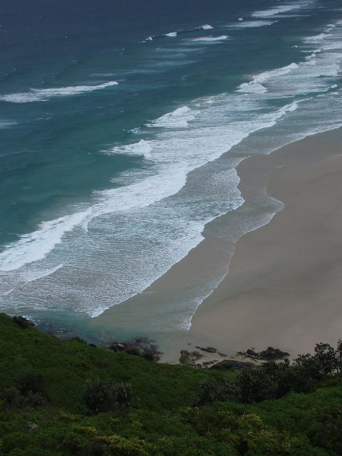 surf breaking on tallow beach, arakwal national park, byron bay, NSW