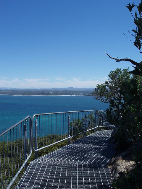 a view from the walkways on tomaree head