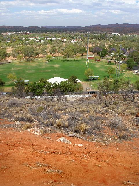 a view of the anzac park sports oval from anzac hill