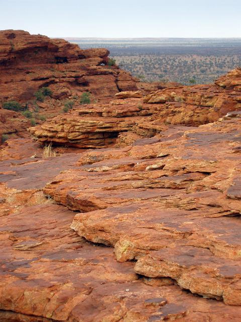 amazing rock formations of kings canyon, Watarrka national park in australias red centre