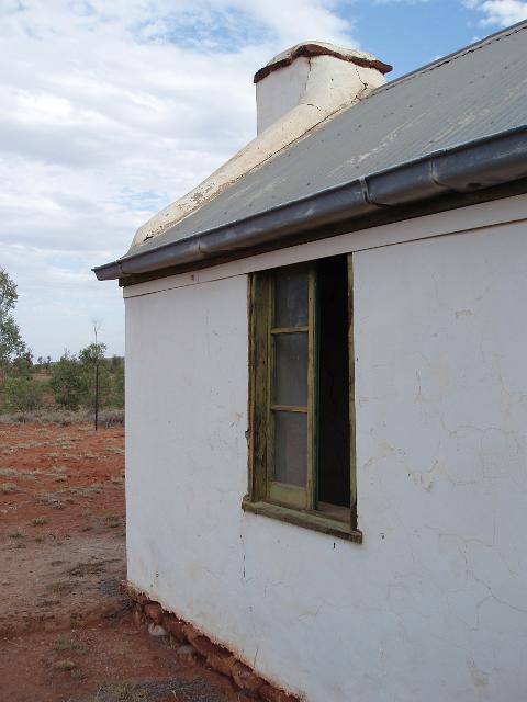 detals of a small abandoned house