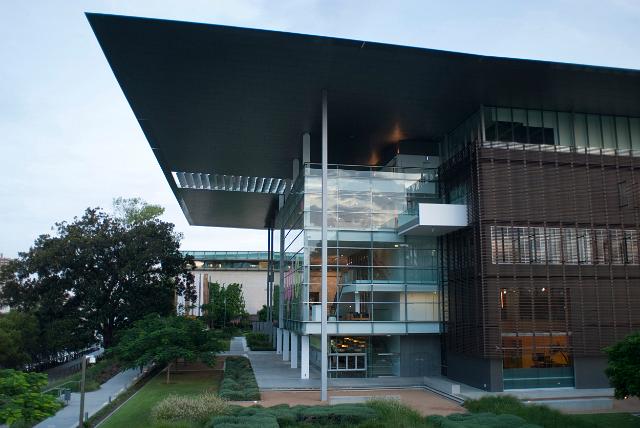 Exterior of the Gallery of Modern Art, or Goma, Brisbane which houses extensive collections of international and local artworks