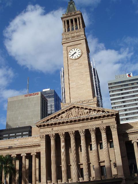 brisbane city hall and clock tower