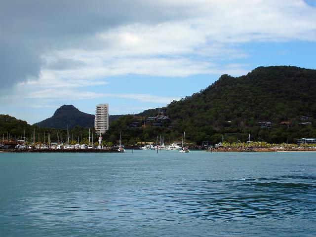 hamilton island marnina from the water
