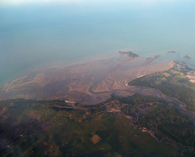 patterns in the sand viewed from above at shoal point north queensland