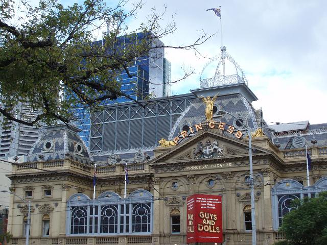 exterior of the princess theatre, melbourne australia