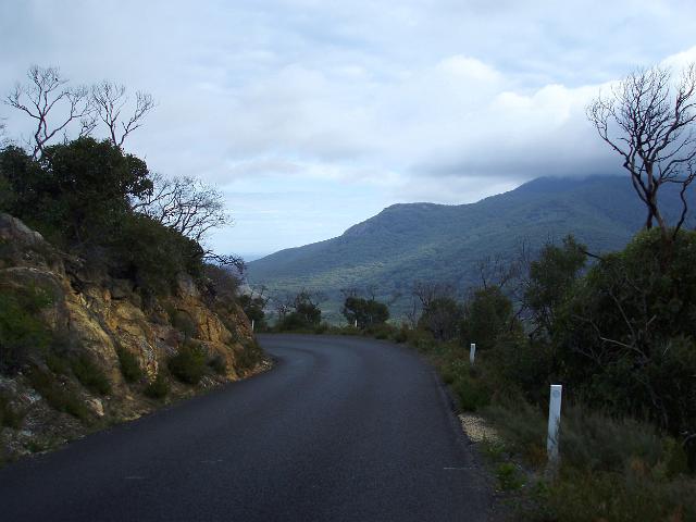 view from the road up to mount oberon, wilsons promontory national park
