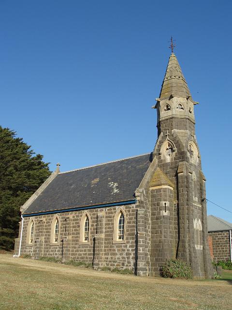 Small rural chruch, at wickliffe, victoria