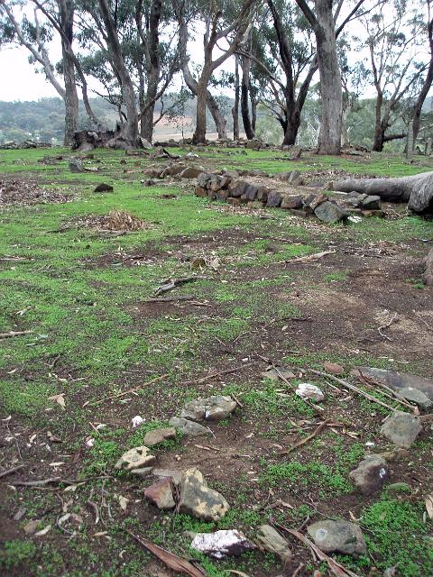 historic grave stones and markers at pennyweight flat cemetery