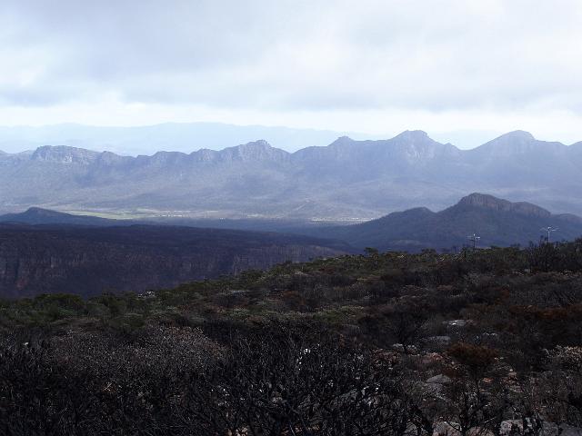 spectacular panoramic view of the grampians mountains